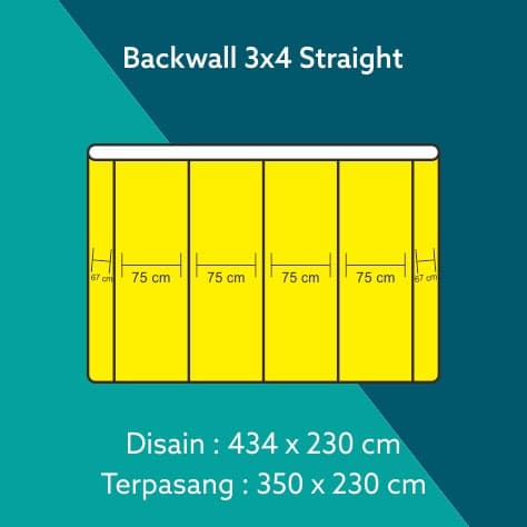 Backdrop 3x4 Straight