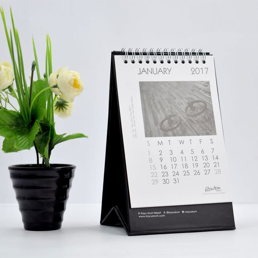 Kalender Meja Portrait