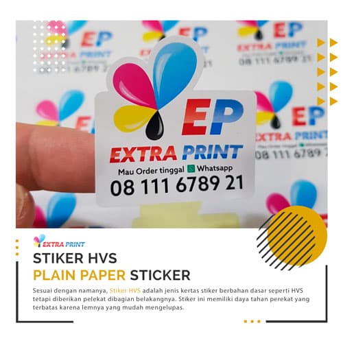 Stiker HVS