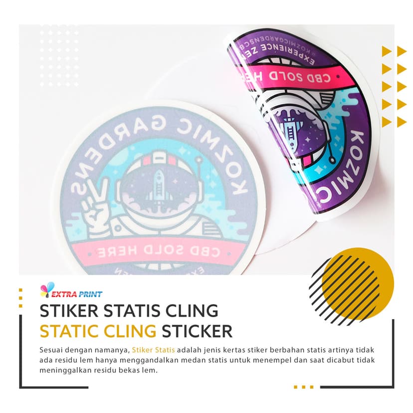 Stiker Statis Cling